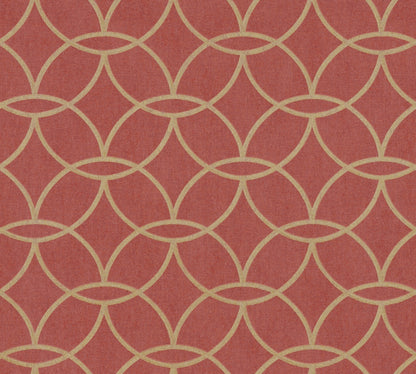 A.S. Création Geometrisch Rot 375646 Wandtapete Vlies Satin Rolle Tapete VILLA