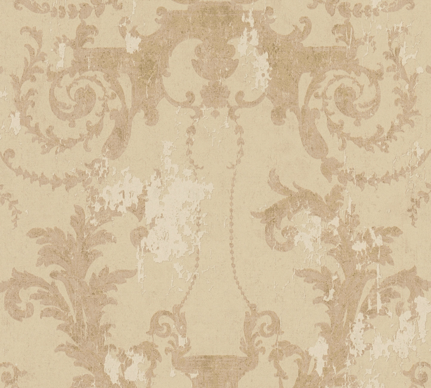 A.S. Création Barock Tapete Beige 376483 Wandtapete Vliestapete Struktur Vinyl
