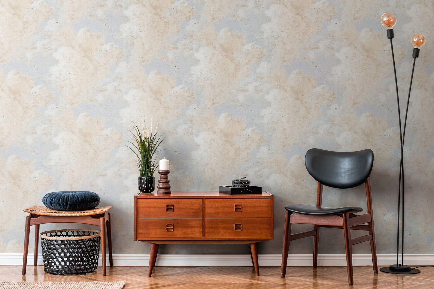 A.S. Création Vintagetapete Creme 376492 Wandtapete Vliestapete Landhaus Vinyl