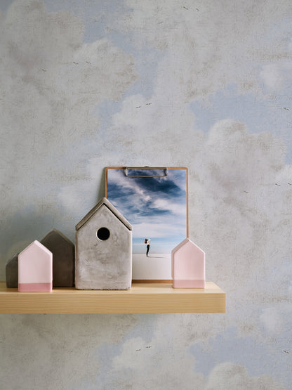 A.S. Création Vintagetapete Blau 376493 Wandtapete Vliestapete Landhaus Vinyl