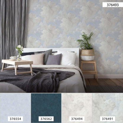 A.S. Création Vintagetapete Blau 376493 Wandtapete Vliestapete Landhaus Vinyl