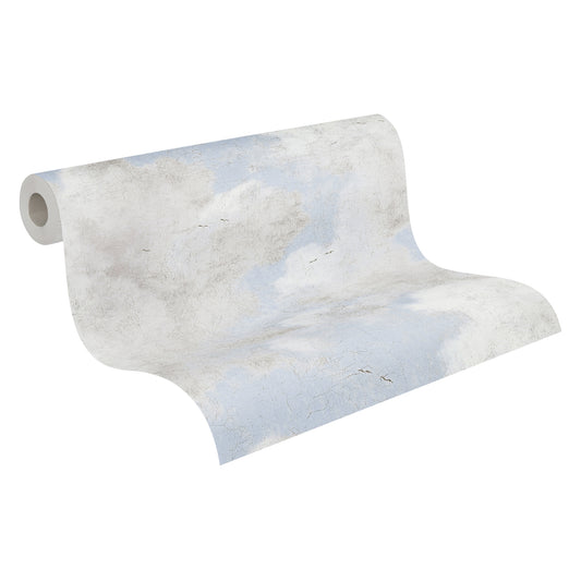 A.S. Création Vintagetapete Blau 376493 Wandtapete Vliestapete Landhaus Vinyl