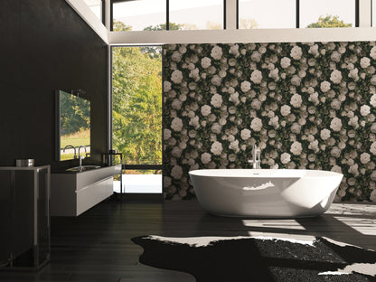 A.S. Création Blumentapete Creme 376503 Wandtapete Vliestapete Floral Vinyl