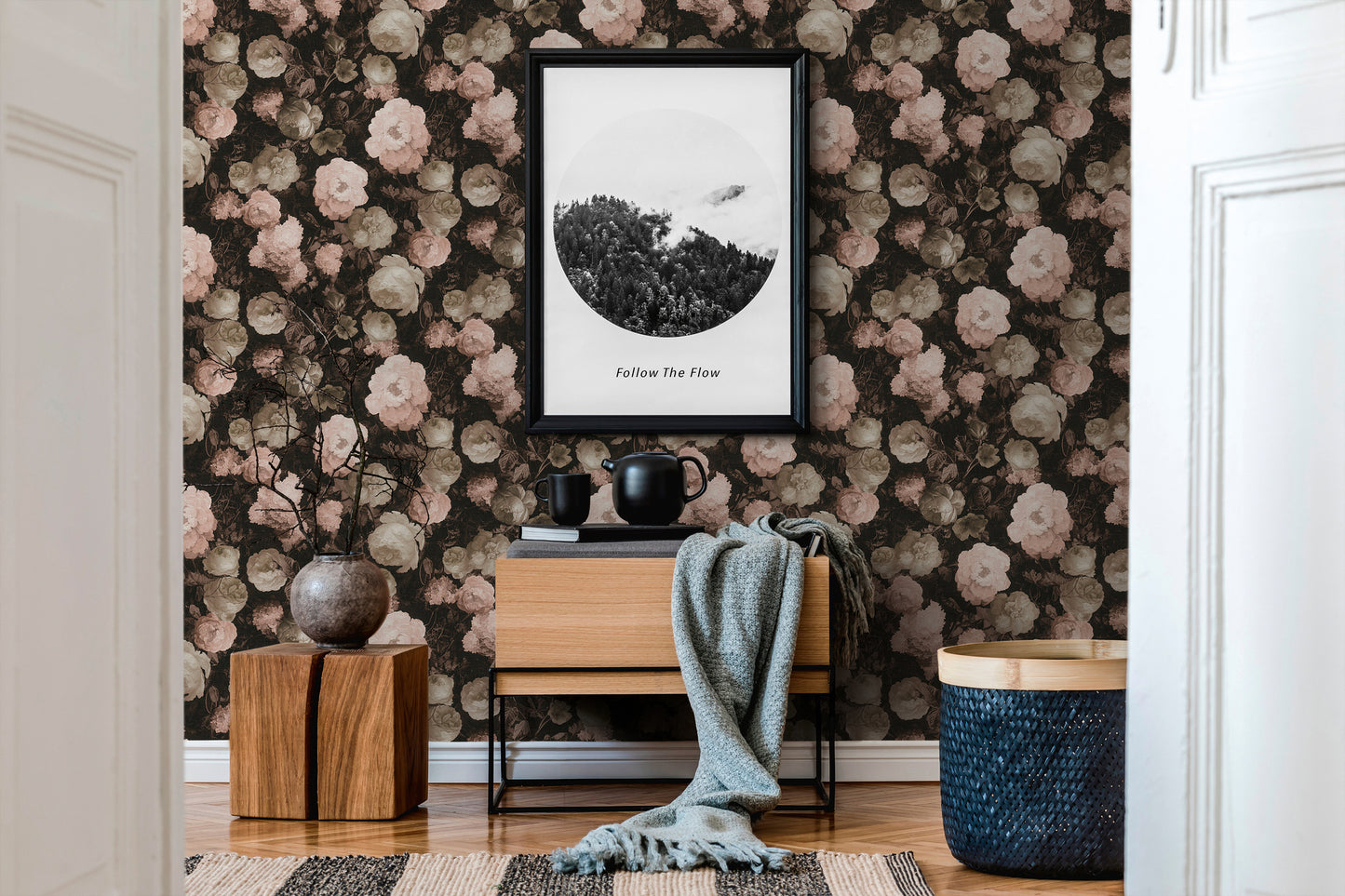 A.S. Création Blumen Tapete Rosa 376504 Wandtapete Vliestapete Floral modern