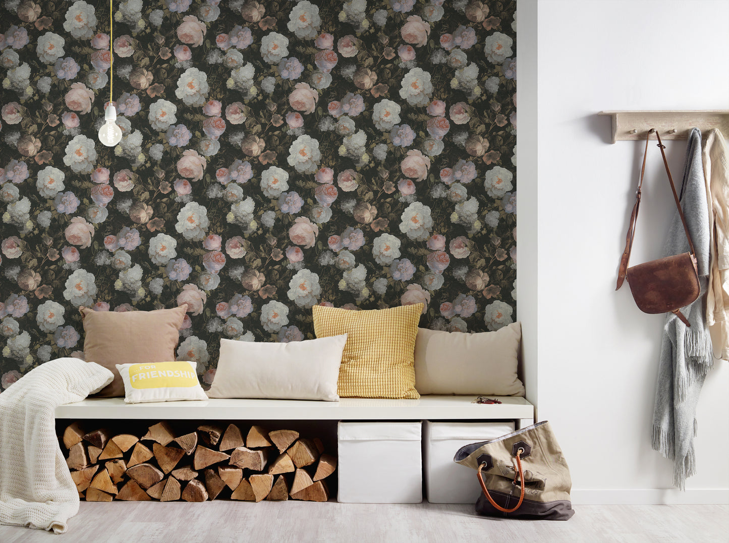 A.S. Création Blumen Tapete Rosa 376505 Wandtapete Vliestapete Floral modern