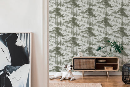 A.S. Création Wald Tapete Grün 376512 Wandtapete Vliestapete Floral Vinyl Rolle