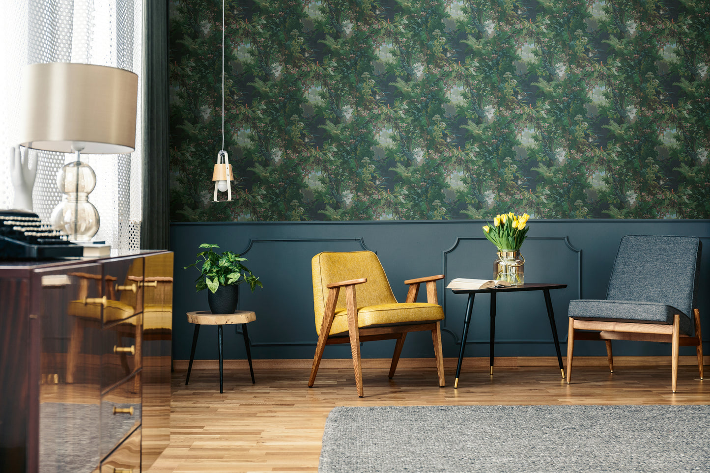 A.S. Création Wald Tapete Grün 376521 Wandtapete Vliestapete Floral Vinyl Rolle