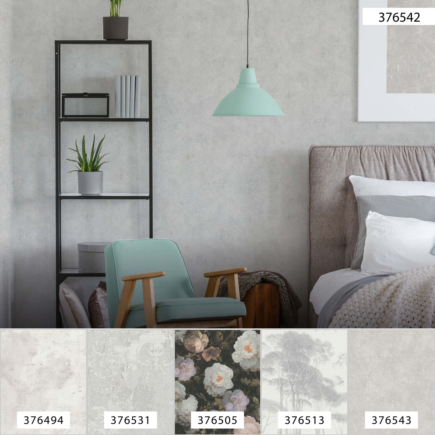 A.S. Création Unitapete Silber 376542 Wandtapete Vliestapete Struktur Unis Vinyl