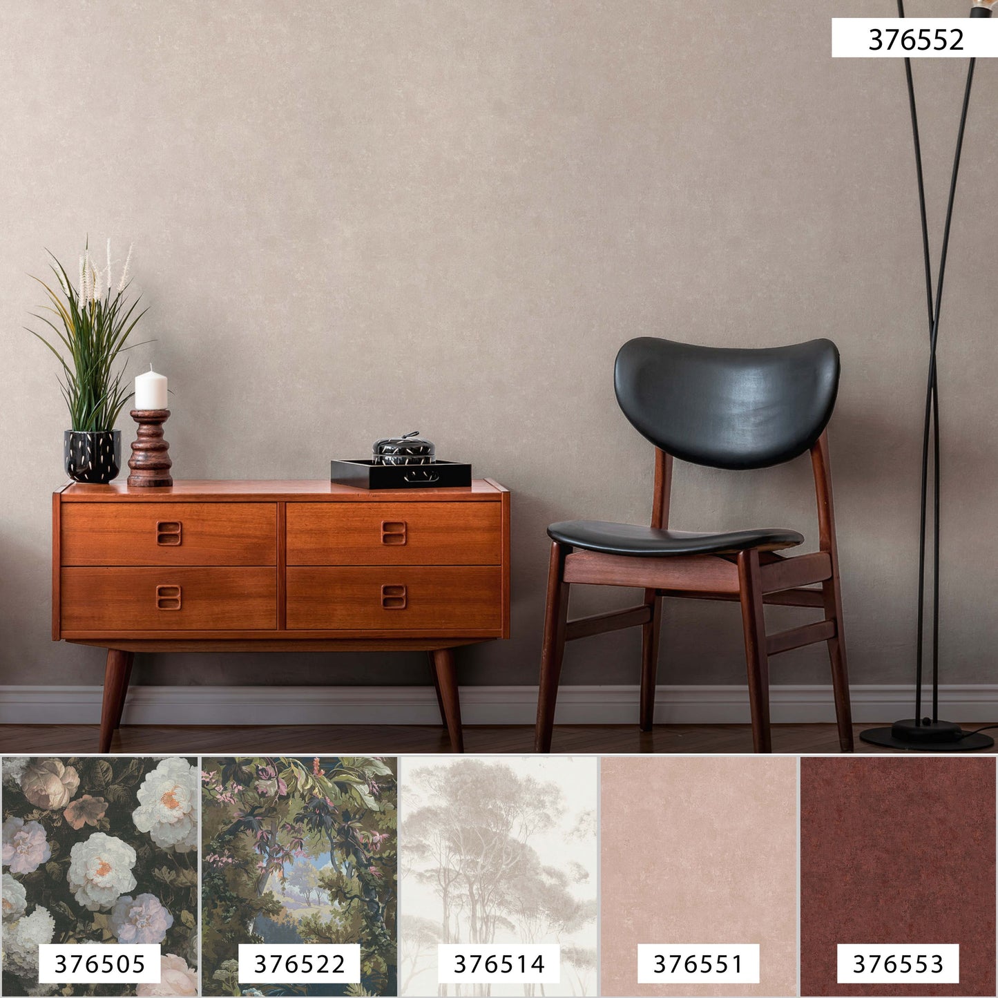 A.S. Création Unitapete Rosa 376552 Wandtapete Vliestapete Struktur Unis Vinyl