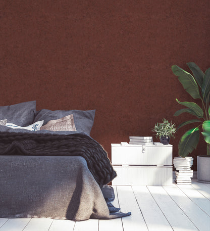 A.S. Création Unitapete Rot 376553 Wandtapete Vliestapete Struktur Unis Vinyl