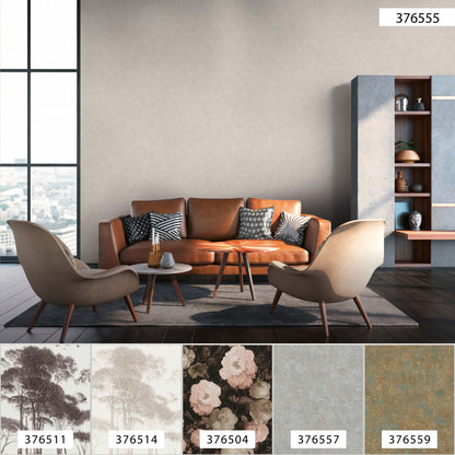 A.S. Création Unitapete Creme 376555 Wandtapete Vliestapete Struktur Unis Vinyl