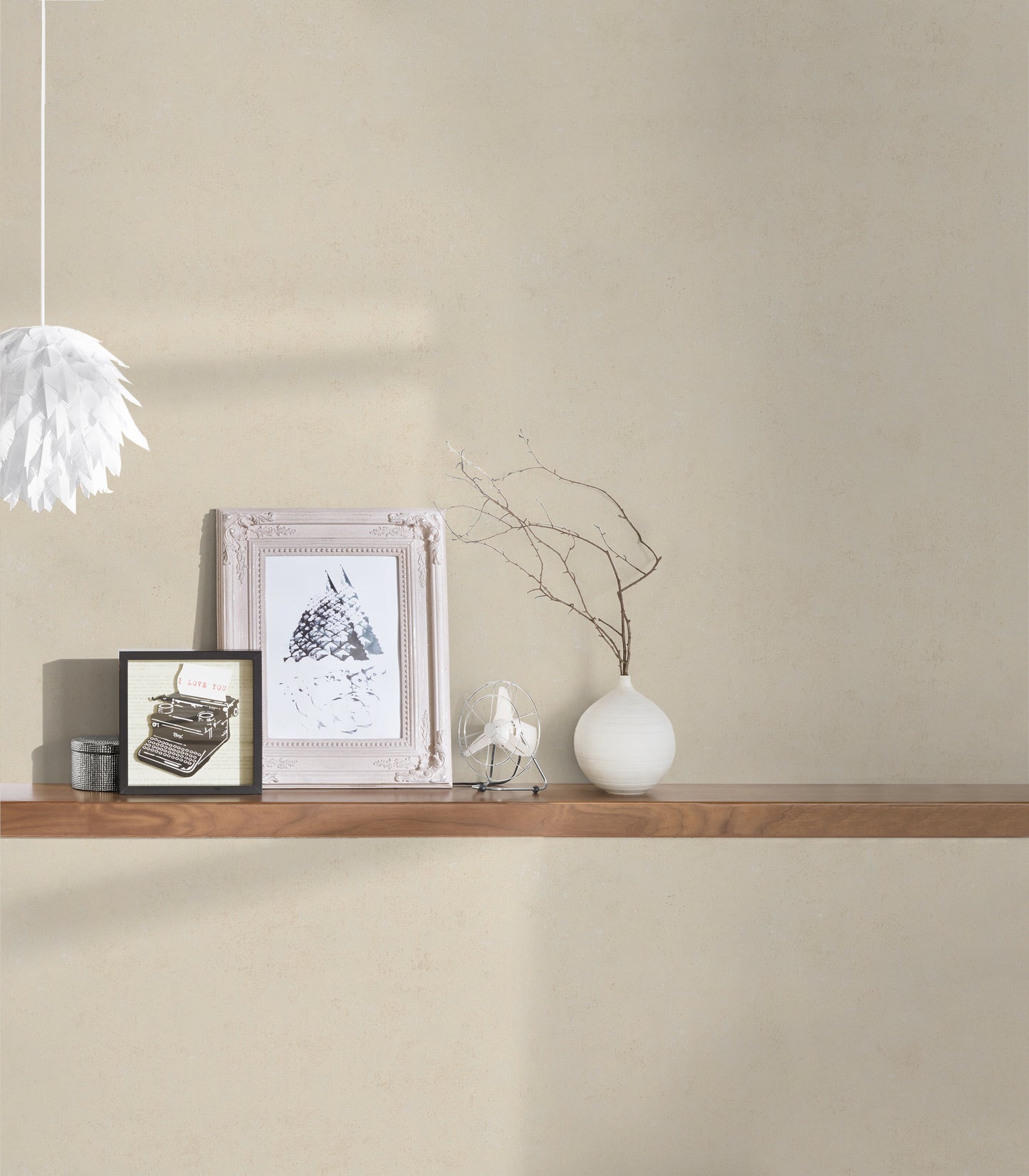 A.S. Création Unitapete Creme 376567 Wandtapete Vliestapete Struktur Unis Vinyl