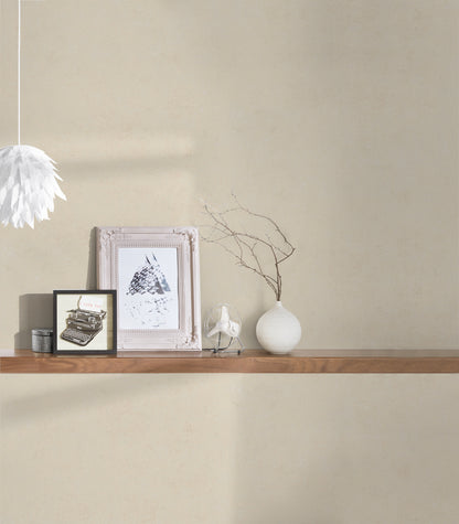 A.S. Création Unitapete Creme 376567 Wandtapete Vliestapete Struktur Unis Vinyl