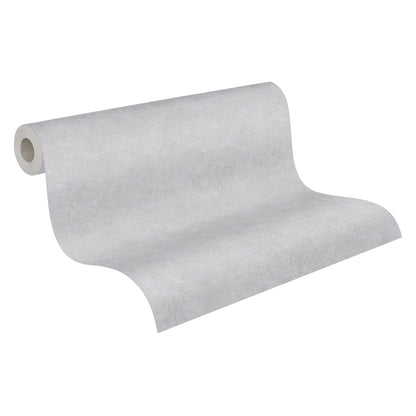 A.S. Création Unitapete Grau 376568 Wandtapete Vliestapete Struktur Unis Vinyl