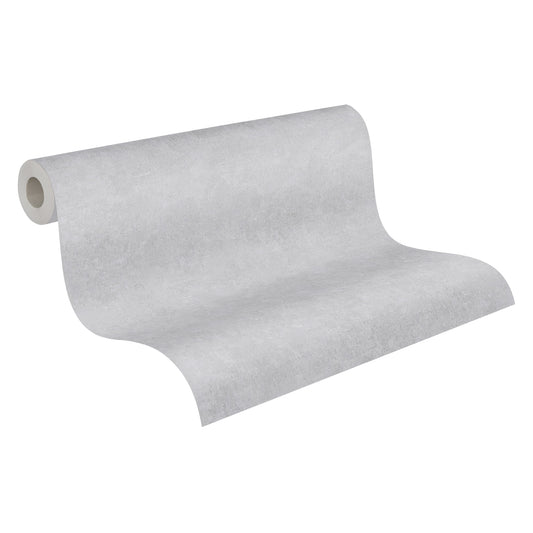 A.S. Création Unitapete Grau 376568 Wandtapete Vliestapete Struktur Unis Vinyl