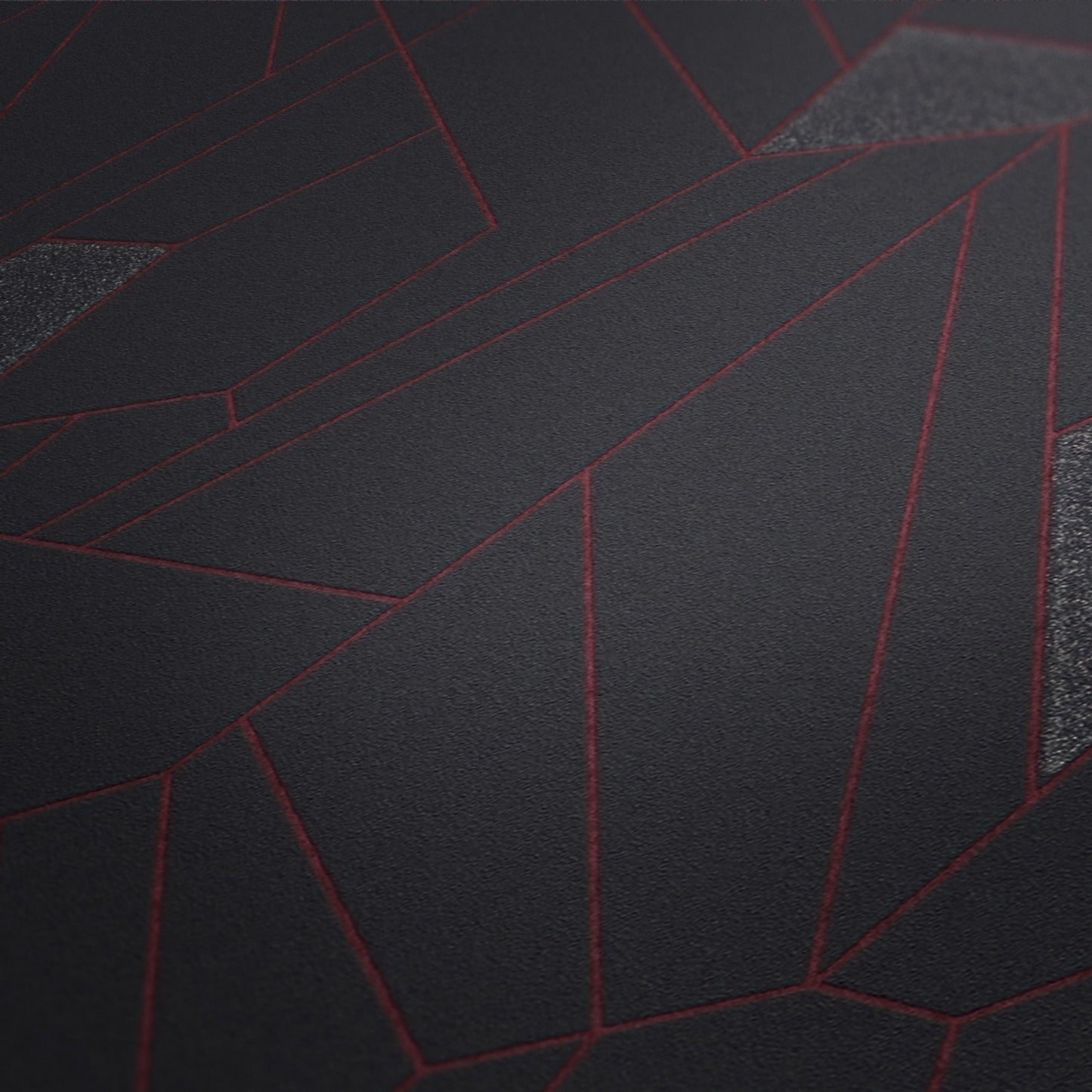 Geometrische Tapete Anthrazit Vliestapete 376773 Wandtapete A.S. Création Tapete