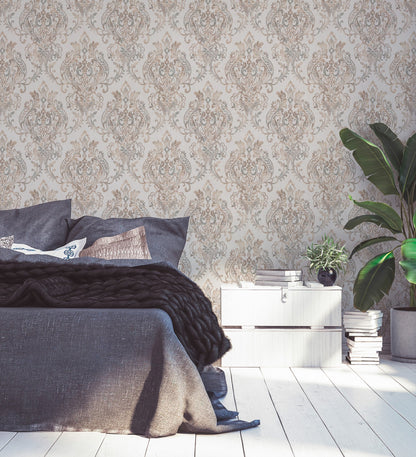 Barocktapete Creme Vliestapete 376811 Wandtapete A.S. Création Tapete