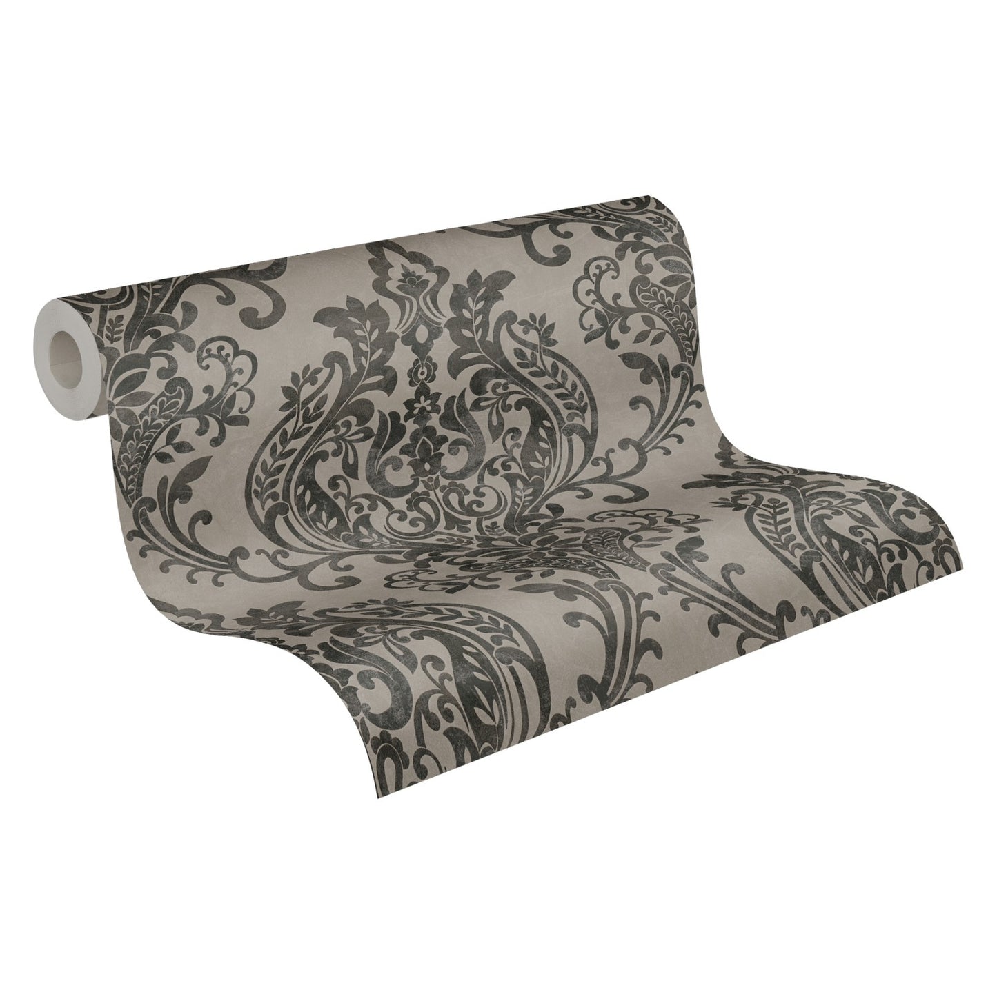 Barocktapete Grau Vliestapete 376813 Wandtapete A.S. Création Tapete