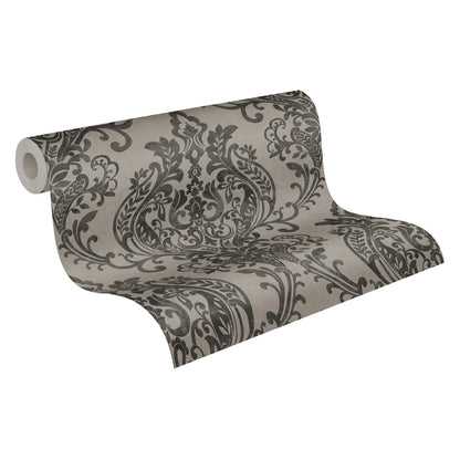 Barocktapete Grau Vliestapete 376813 Wandtapete A.S. Création Tapete