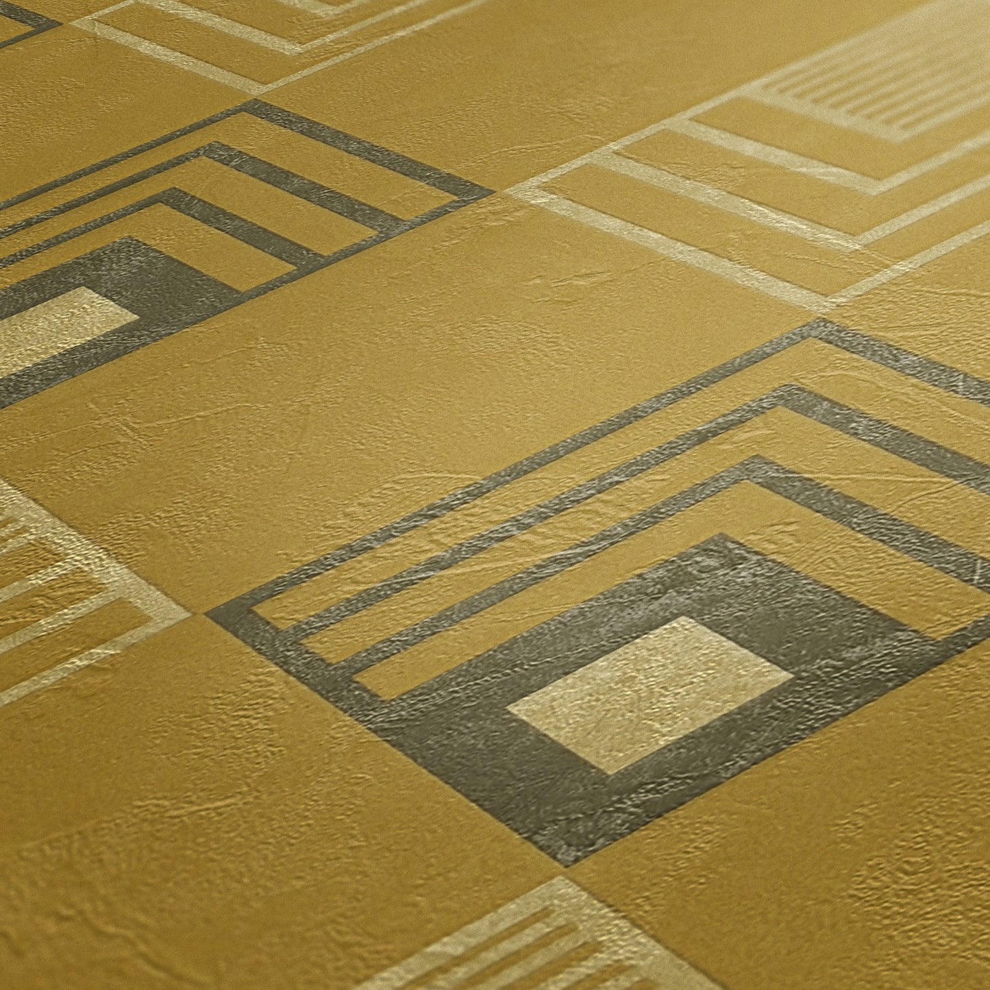 Designtapete Ocker Vliestapete 376821 Wandtapete A.S. Création Tapete