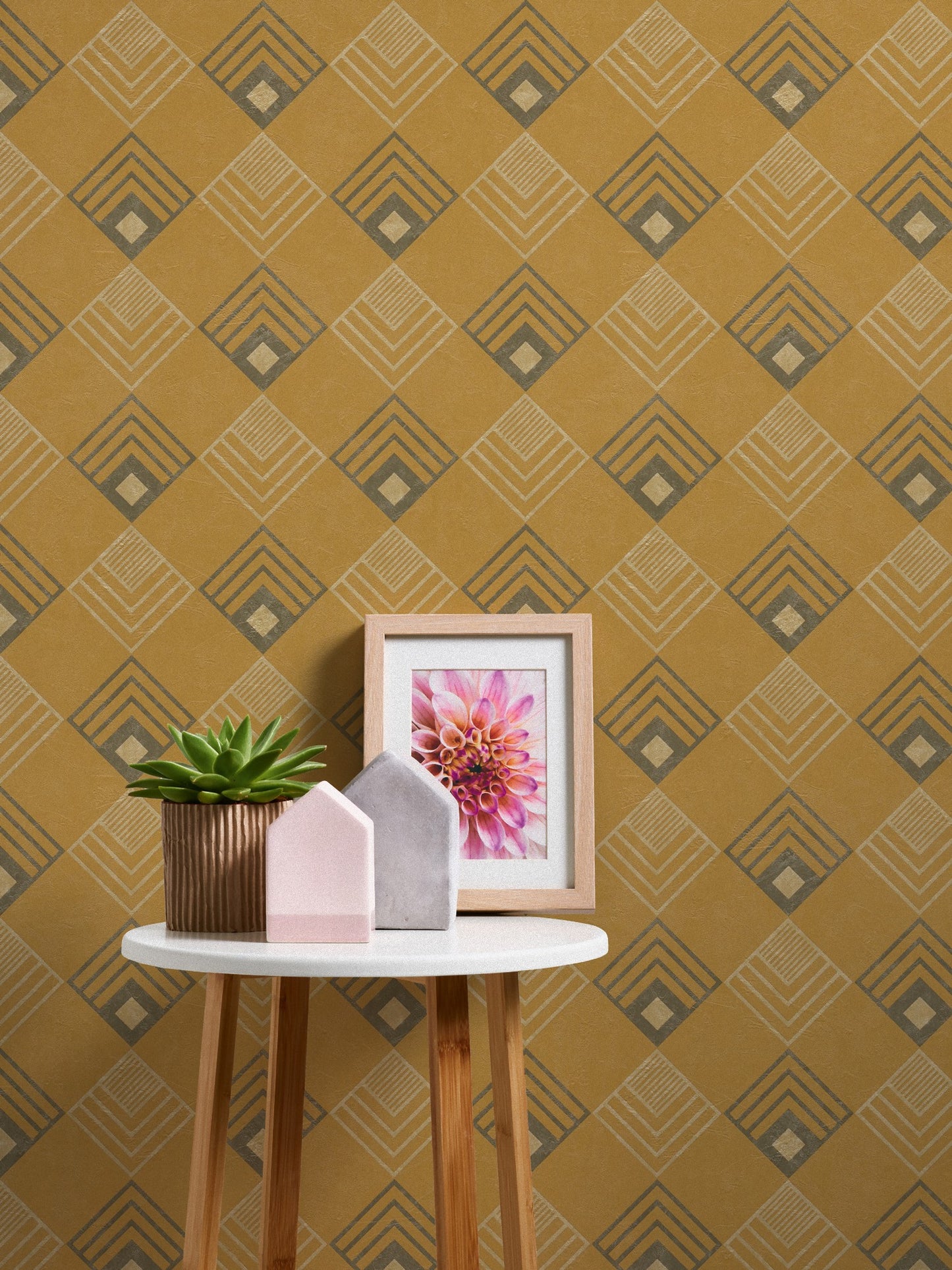 Designtapete Ocker Vliestapete 376821 Wandtapete A.S. Création Tapete