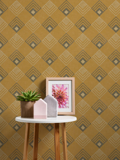 Designtapete Ocker Vliestapete 376821 Wandtapete A.S. Création Tapete