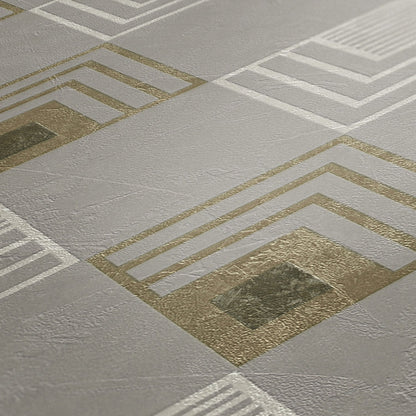 Designtapete Grau Vliestapete 376823 Wandtapete A.S. Création Tapete