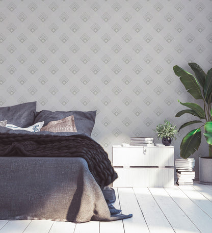 Designtapete Grau Vliestapete 376824 Wandtapete A.S. Création Tapete