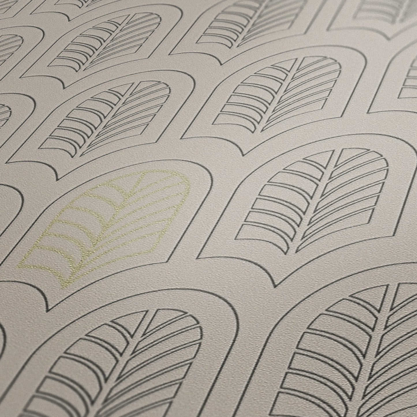 Designtapete Taupe Vliestapete 376832 Wandtapete A.S. Création Tapete