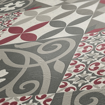 Fliesentapete Schwarz Vliestapete 376843 Wandtapete A.S. Création Tapete