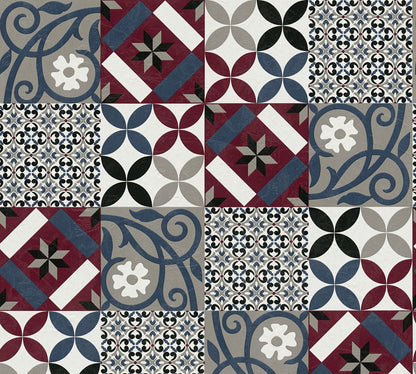 Fliesentapete Schwarz Vliestapete 376844 Wandtapete A.S. Création Tapete