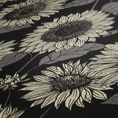 Blumentapete Schwarz Vliestapete 376854 Wandtapete A.S. Création Tapete