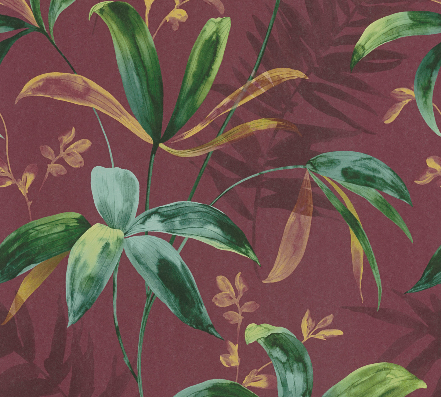 A.S. Création Dschungeltapete Rot 377043 Wandtapete Vliestapete Floral Vlies