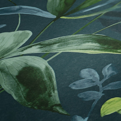 A.S. Création Dschungeltapete Blau 377044 Wandtapete Vliestapete Floral Vlies