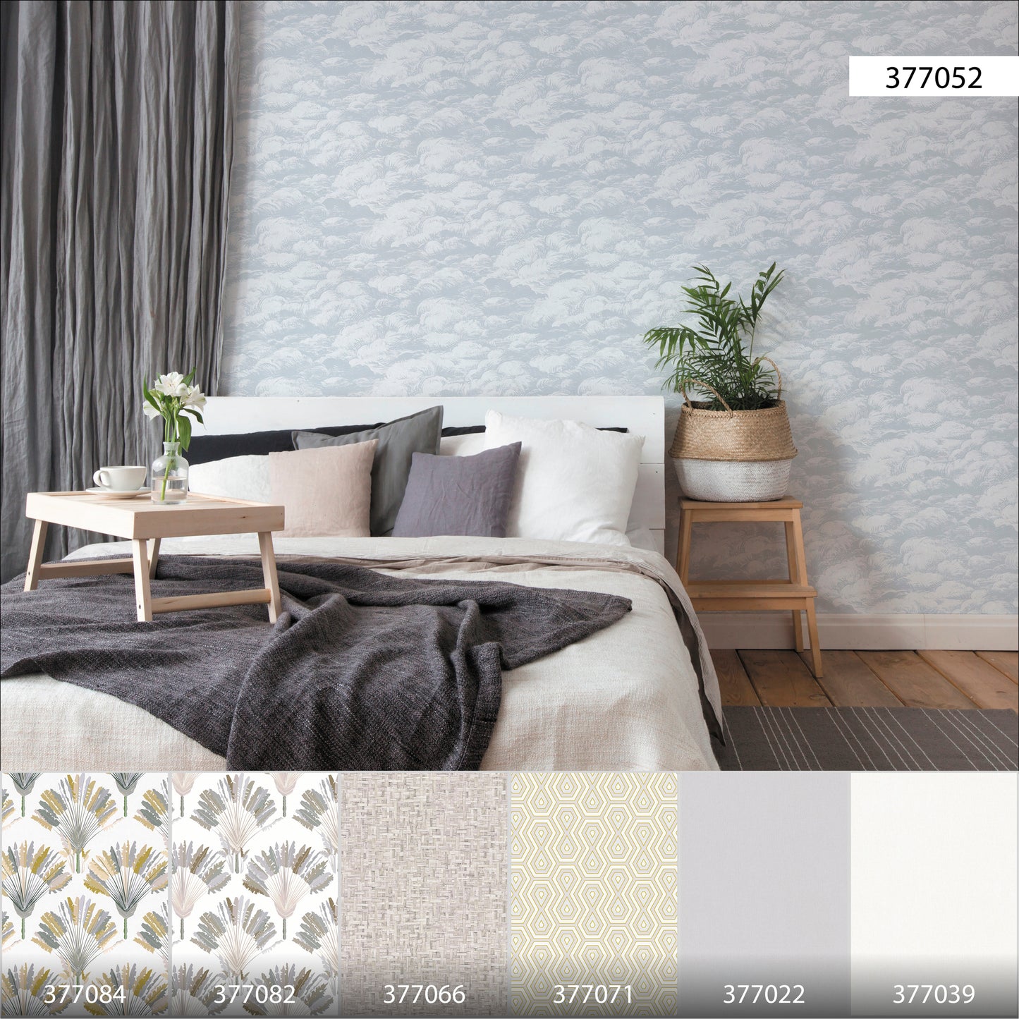 A.S. Création Wolken Tapete Grau 377052 Wandtapete Vliestapete Natur Vlies Rolle