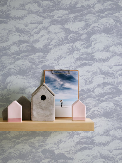 A.S. Création Wolken Tapete Grau 377054 Wandtapete Vliestapete Natur Vlies Rolle