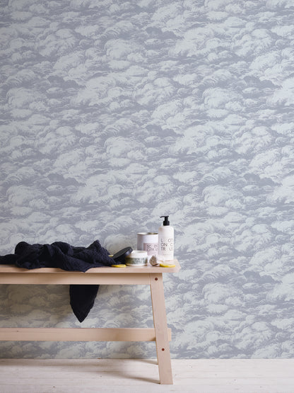 A.S. Création Wolken Tapete Grau 377054 Wandtapete Vliestapete Natur Vlies Rolle