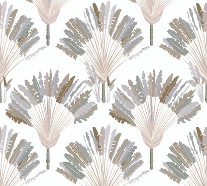 A.S. Création Dschungeltapete Grau 377082 Wandtapete Vliestapete Floral Vlies