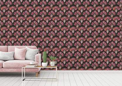 A.S. Création Dschungeltapete Schwarz 377083 Wandtapete Vliestapete Floral Vlies