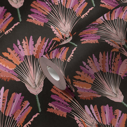 A.S. Création Dschungeltapete Schwarz 377083 Wandtapete Vliestapete Floral Vlies