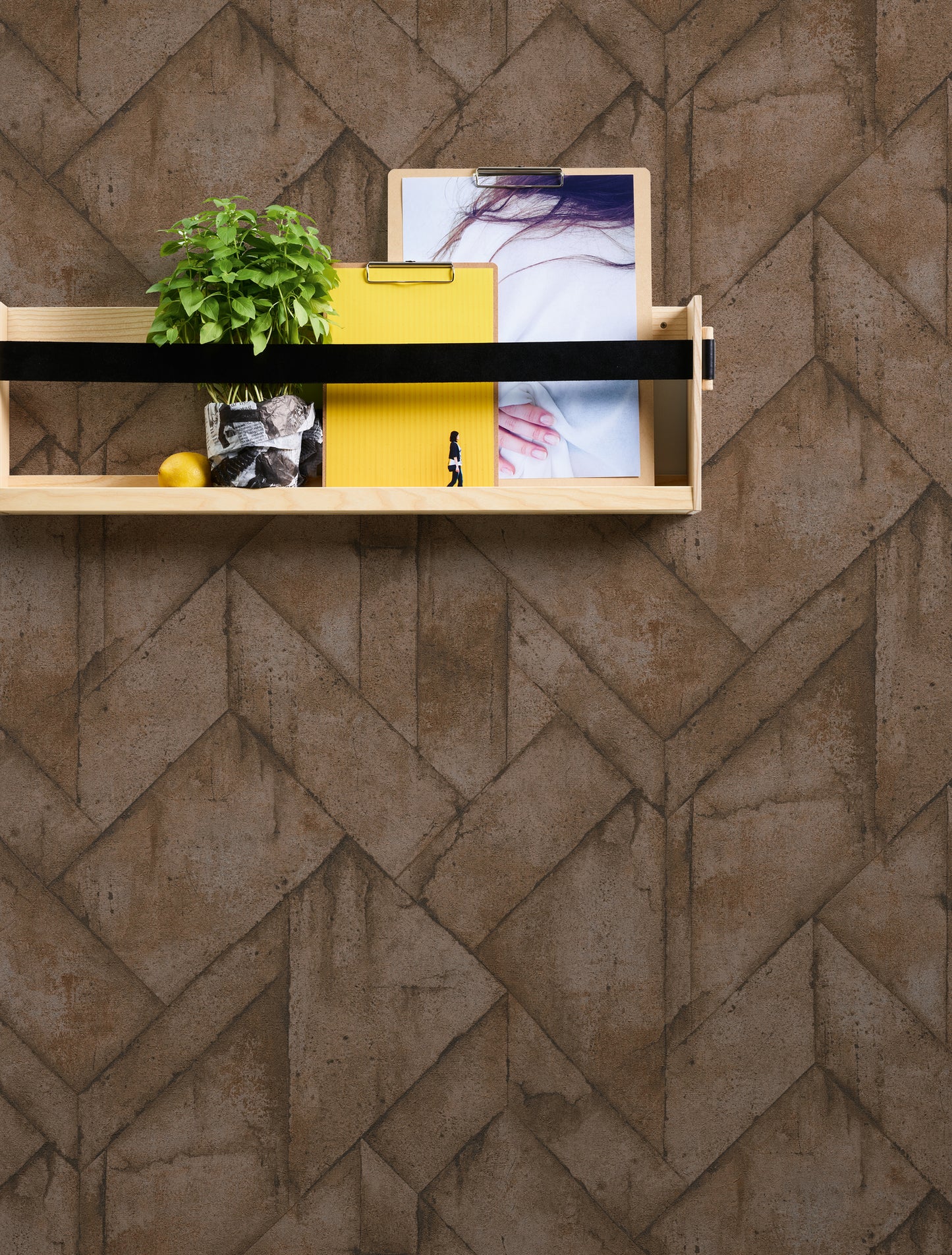 A.S. Création Stein Tapete Braun 377411 Wandtapete Vliestapete Grafik Vinyl