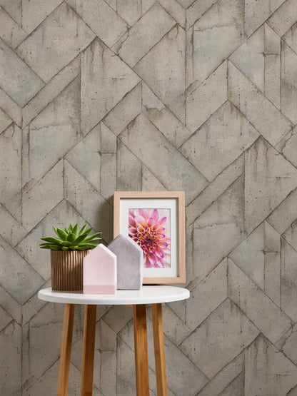 A.S. Création Stein Tapete Beige 377414 Wandtapete Vliestapete Grafik Vinyl