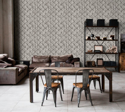 A.S. Création Tapete Grau 377423 geometrisch Wandtapete Vliestapete Grafik Vinyl