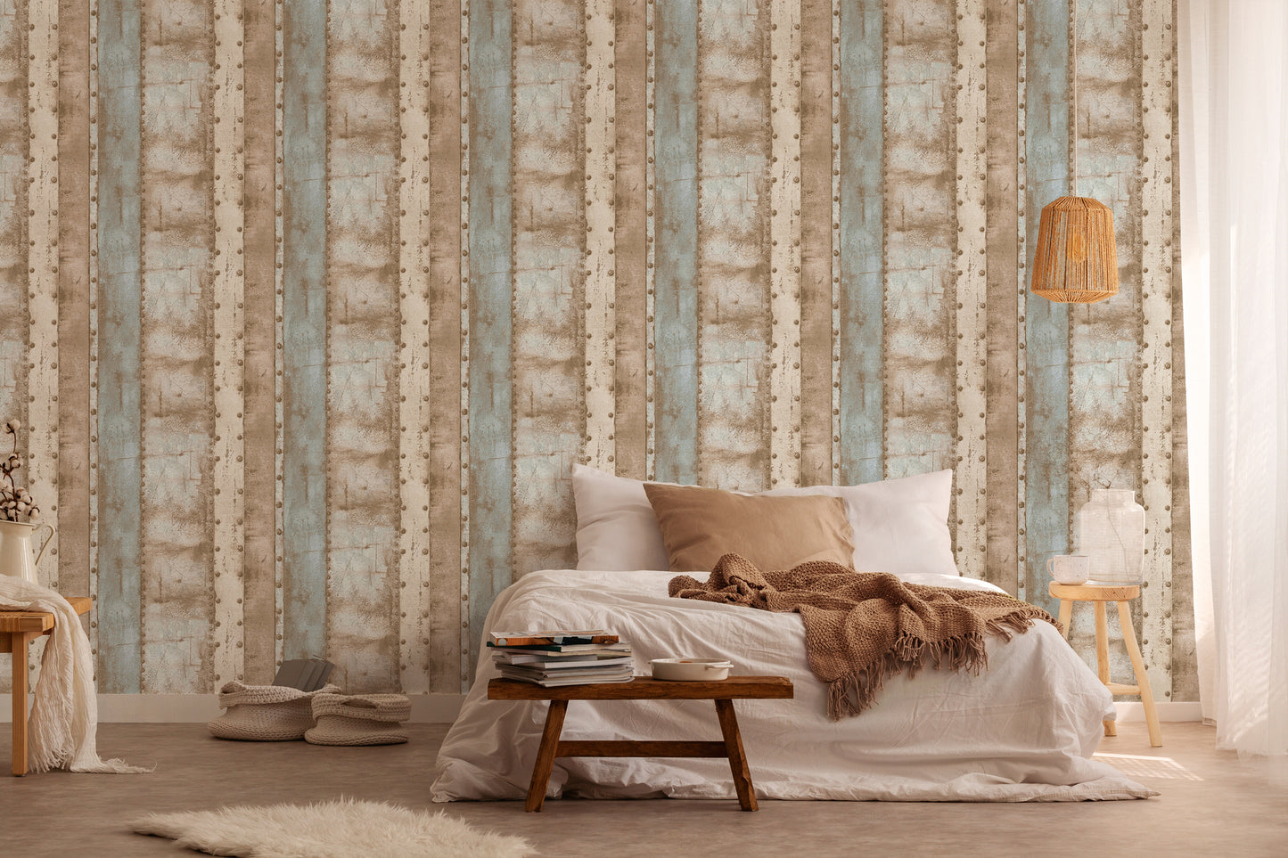 A.S. Création Vintage Tapete Beige 377431 Wandtapete Vliestapete Vinyl Rolle