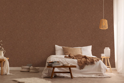 A.S. Création Unitapete Braun 377441 Wandtapete Vliestapete Struktur Unis Vinyl