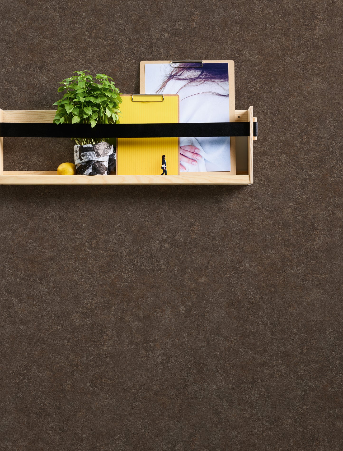 A.S. Création Unitapete Braun 377442 Wandtapete Vliestapete Struktur Unis Vinyl