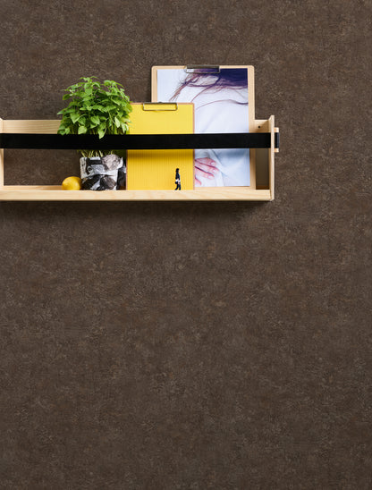 A.S. Création Unitapete Braun 377442 Wandtapete Vliestapete Struktur Unis Vinyl