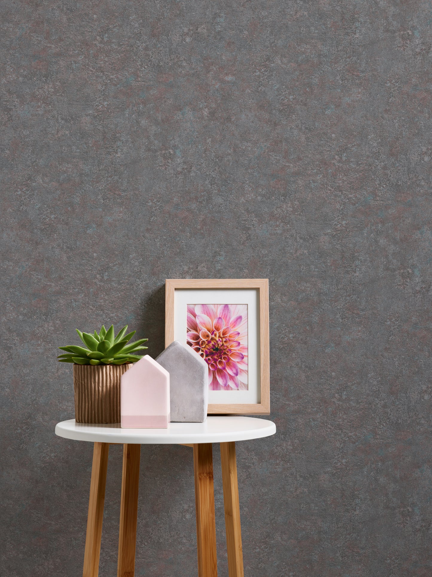 A.S. Création Unitapete Grau 377444 Wandtapete Vliestapete Struktur Unis Vinyl