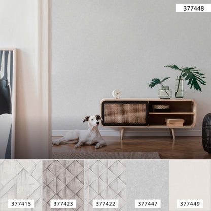 A.S. Création Unitapete Grau 377448 Wandtapete Vliestapete Struktur Unis Vinyl