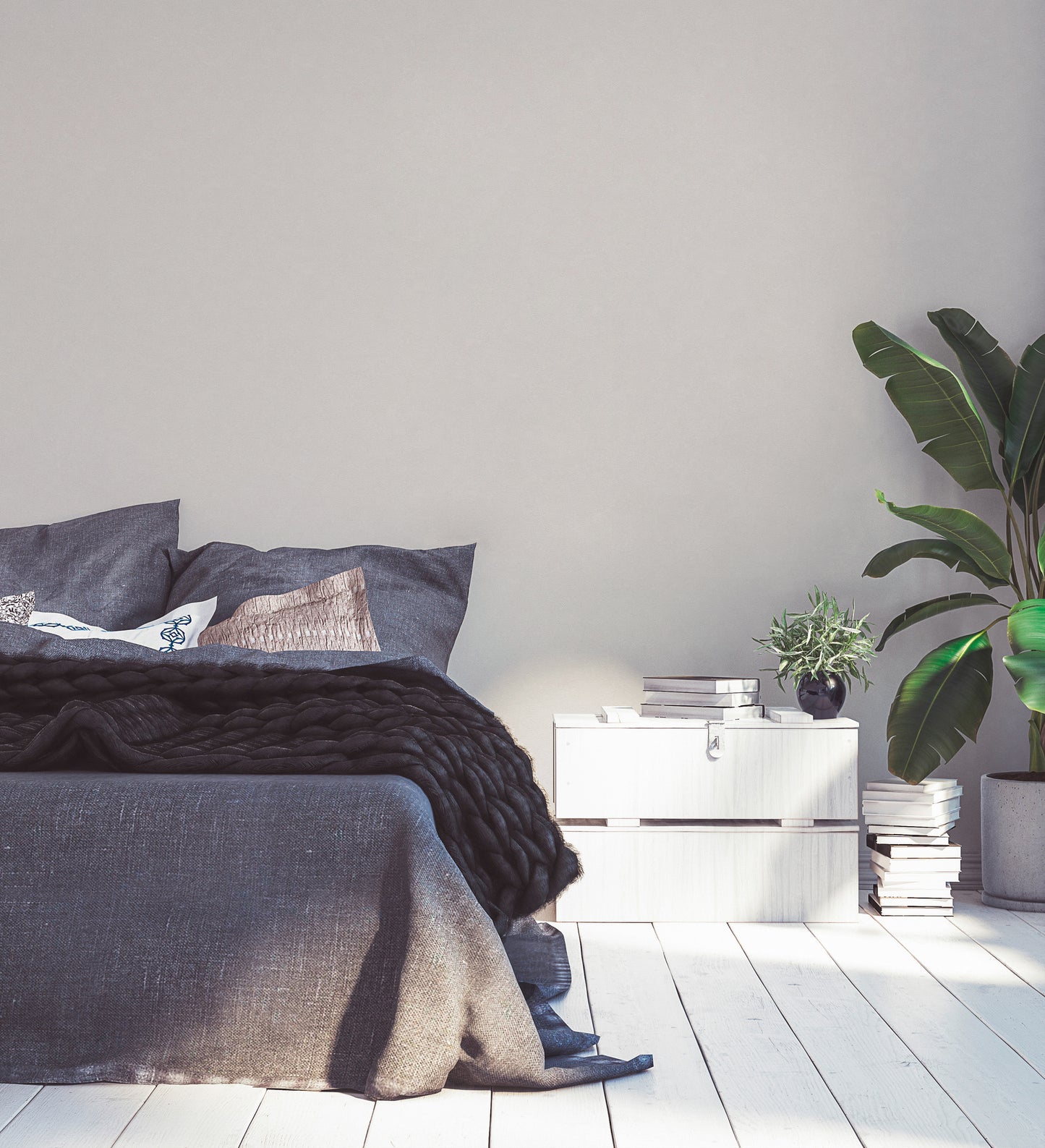 A.S. Création Unitapete Creme 377449 Wandtapete Vliestapete Struktur Unis Vinyl